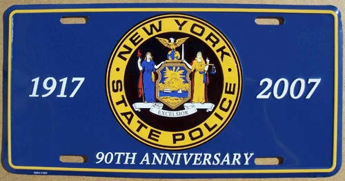 New York license plate image