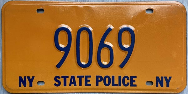 New York license plate image