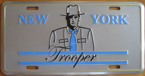 New York license plate image