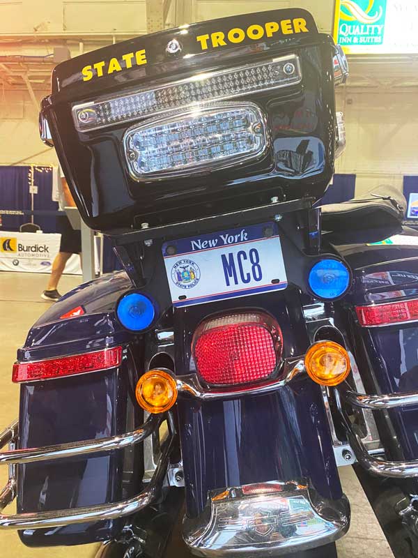 New York police motorcycle