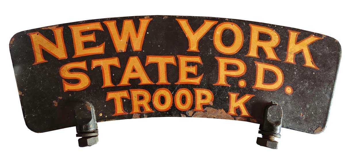 New York license plate