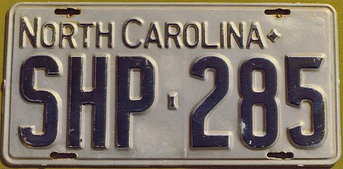 North Carolina State Trooper Plates