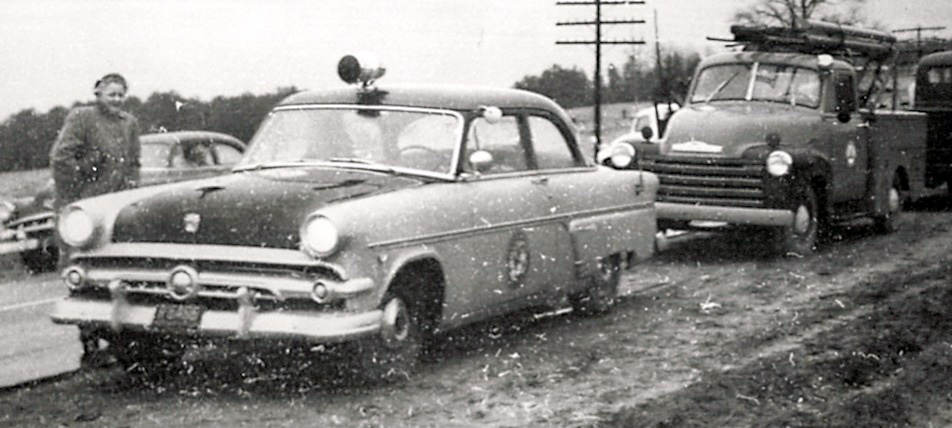 North Carolina police license plate image