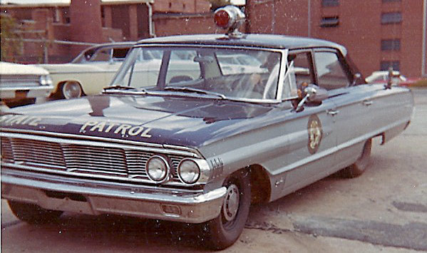 North Carolina police license plate image