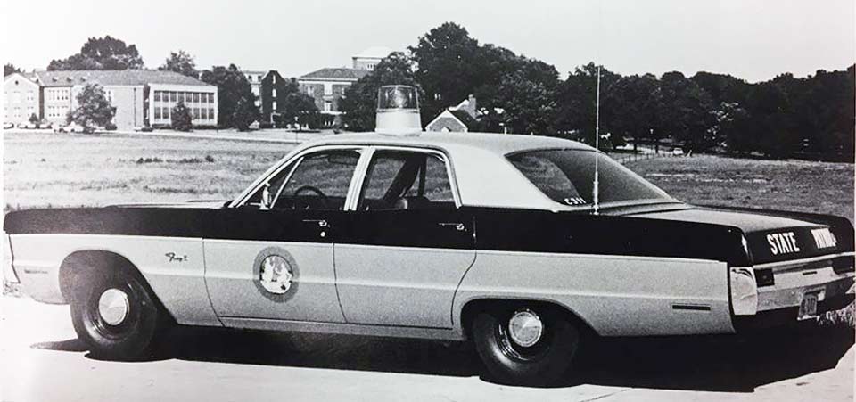 North Carolina police car