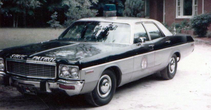 North Carolina police car