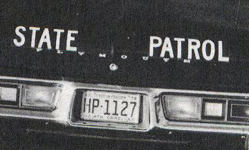 North Carolina police license plate image