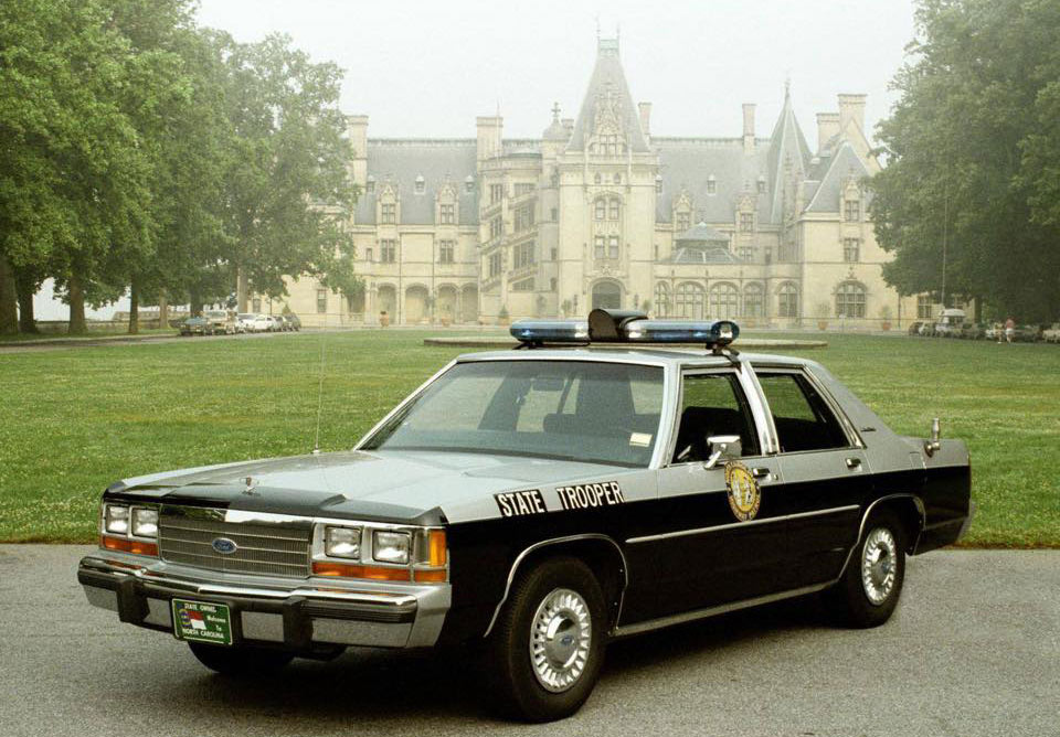 North Carolina police cars