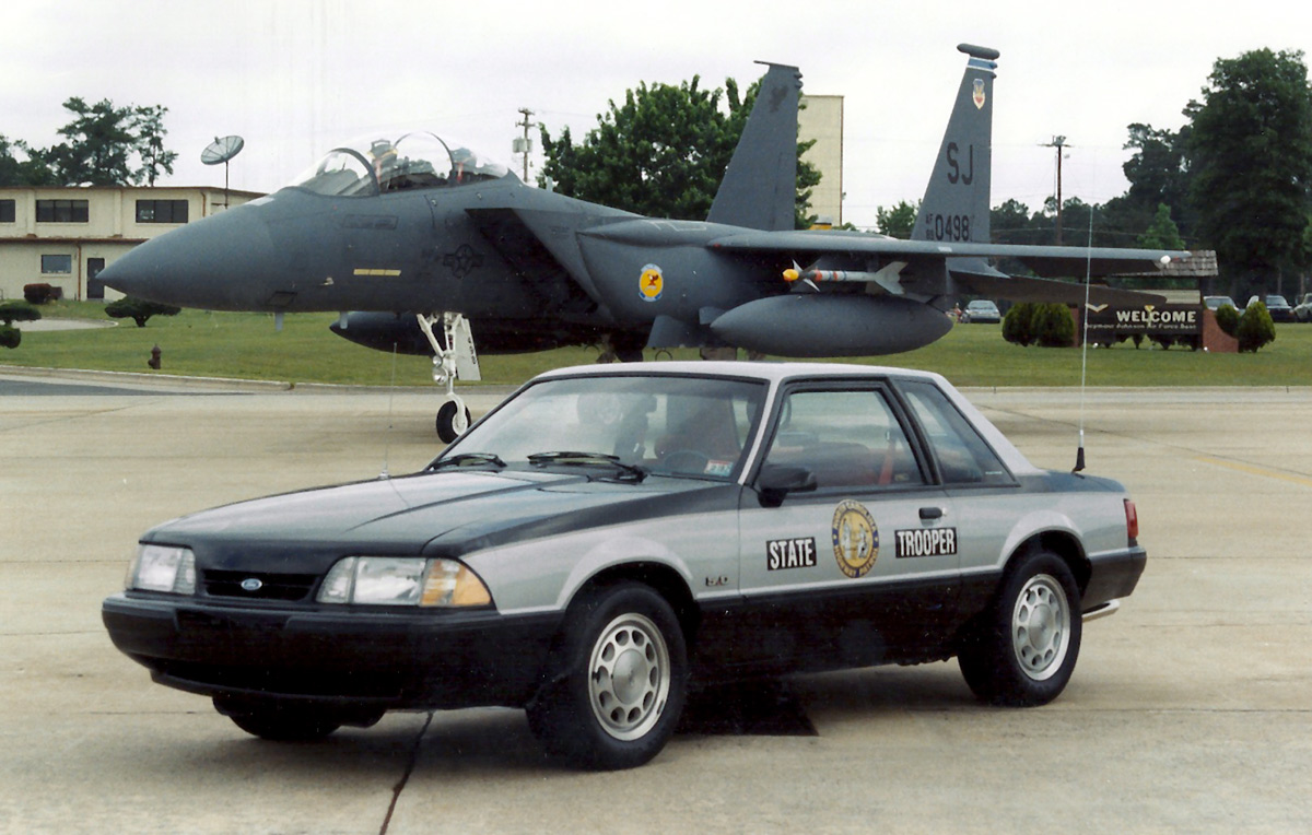 North Carolina police license plate image