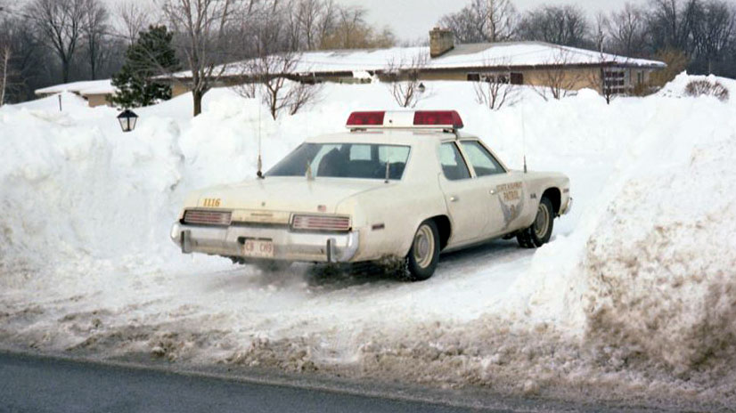 Ohio police license plate