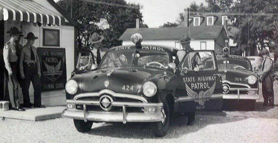 Ohio police license plate