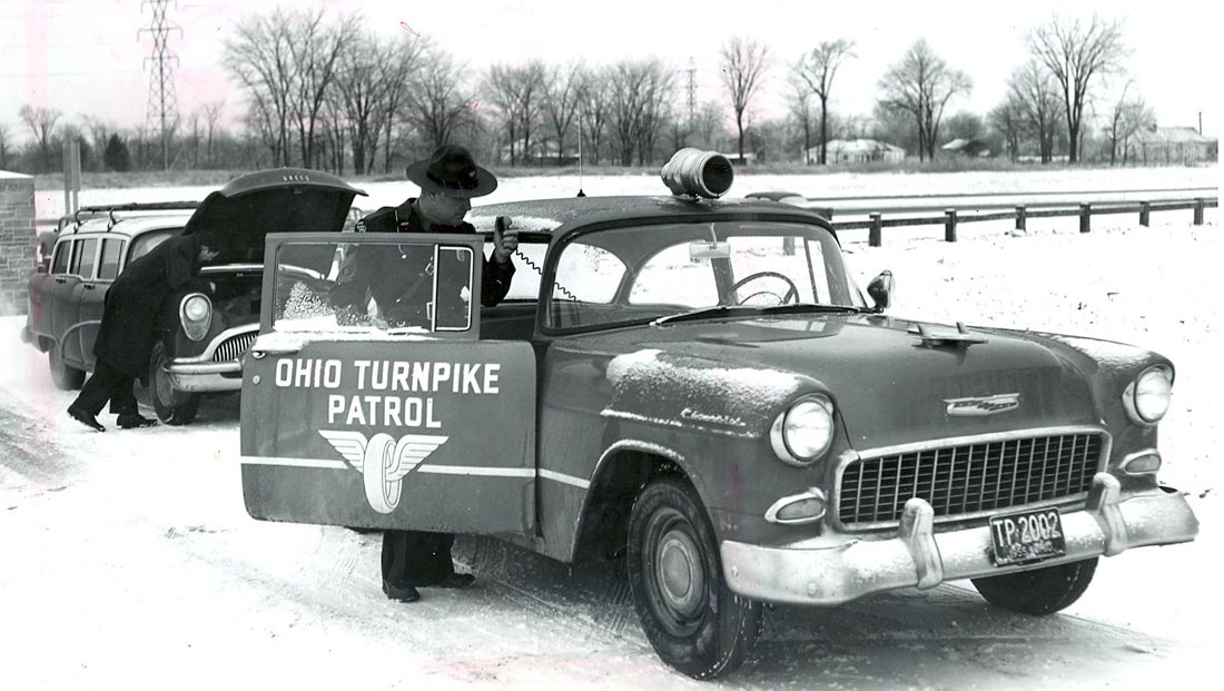 Ohio police license plate