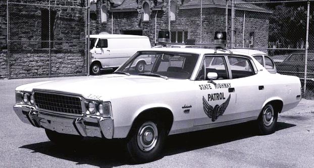 Ohio police license plate