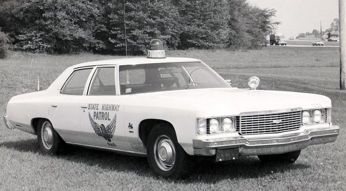 Ohio police license plate