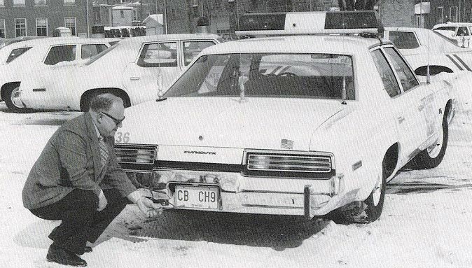 Ohio police license plate