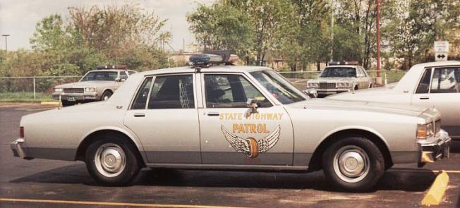 Ohio police license plate