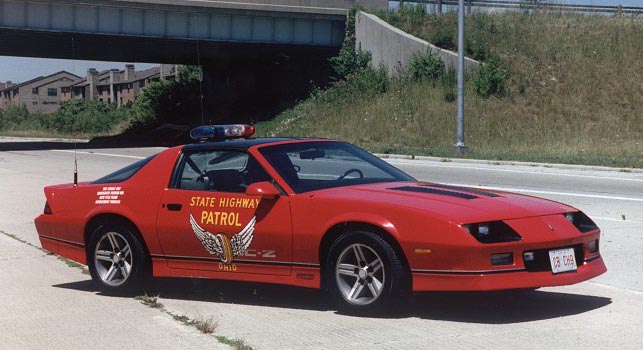 Ohio police license plate