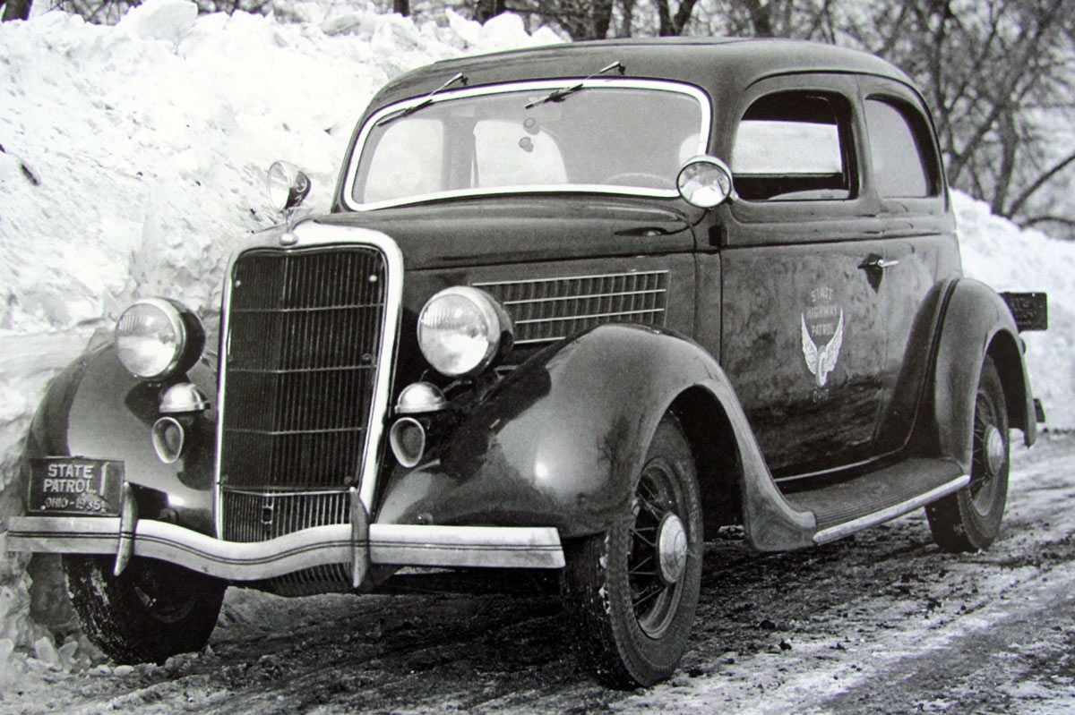 Ohio police license plate