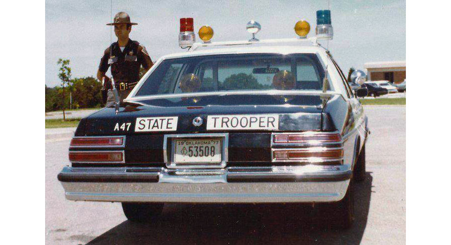 Oklahoma police car image