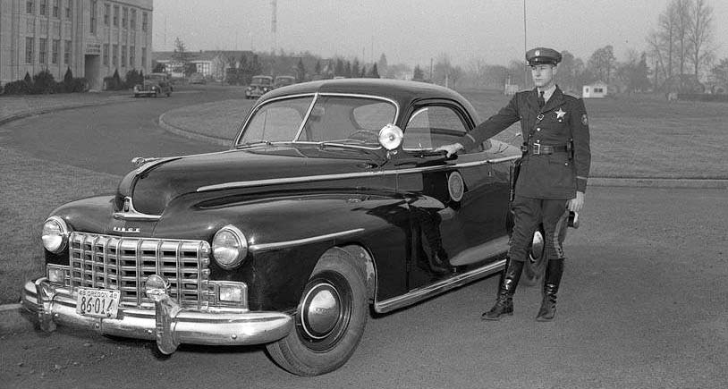 Oregon  police car