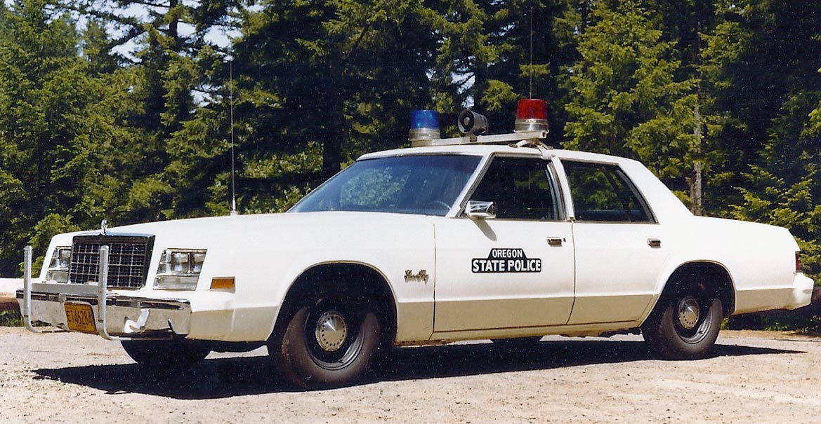 Oregon  police car