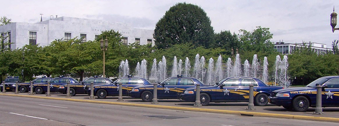 Oregon  police car