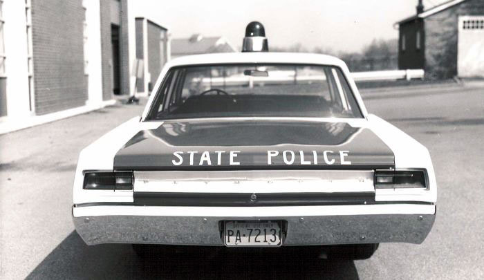 Pennsylvania  police license plate