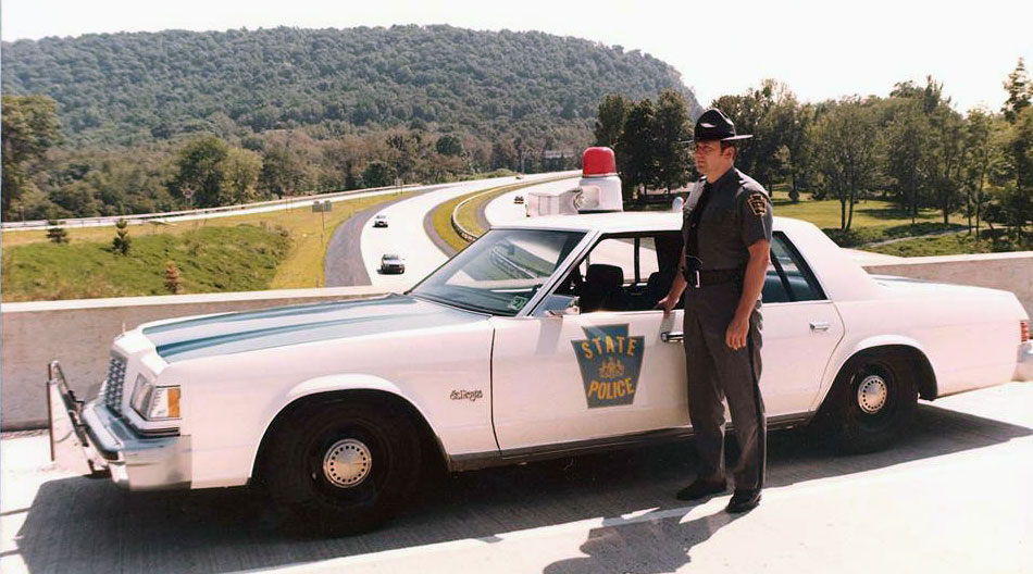 Pennsylvania  police license plate