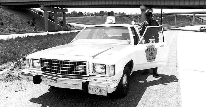 Pennsylvania  police license plate