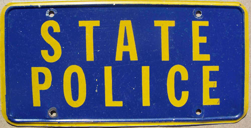 Pennsylvania  police license plate