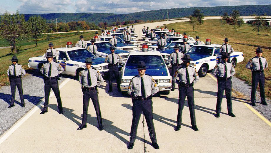 Pennsylvania  police license plate