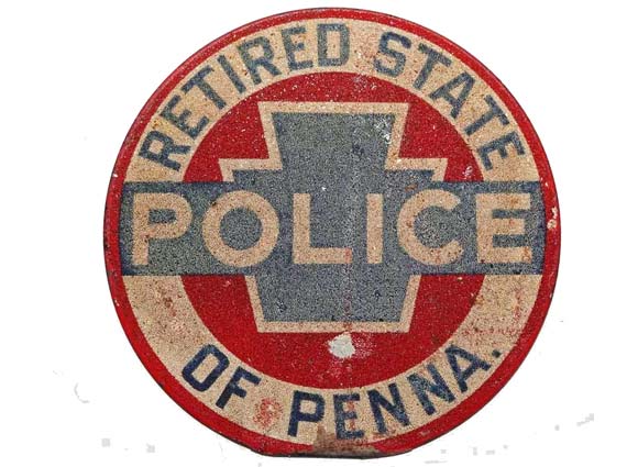 Pennsylvania  police license plate