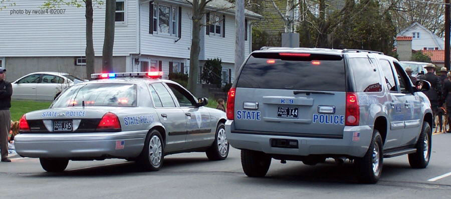 Rhode Island  police license plate