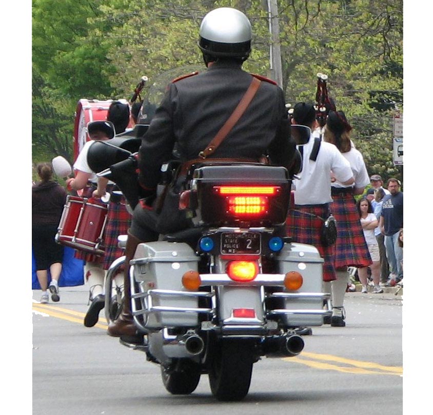 Rhode Island  police license plate