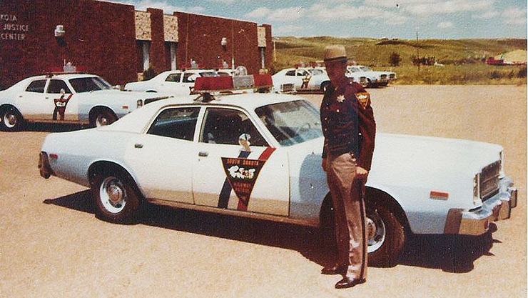 South Dakota  police license plate