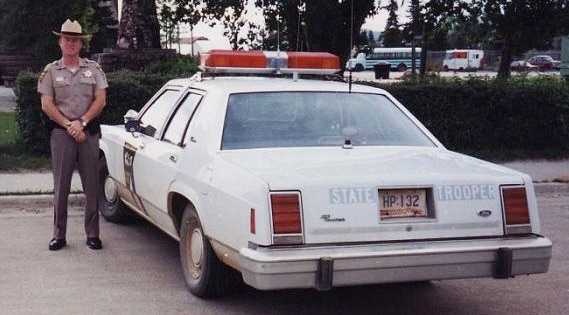 South Dakota  police license plate