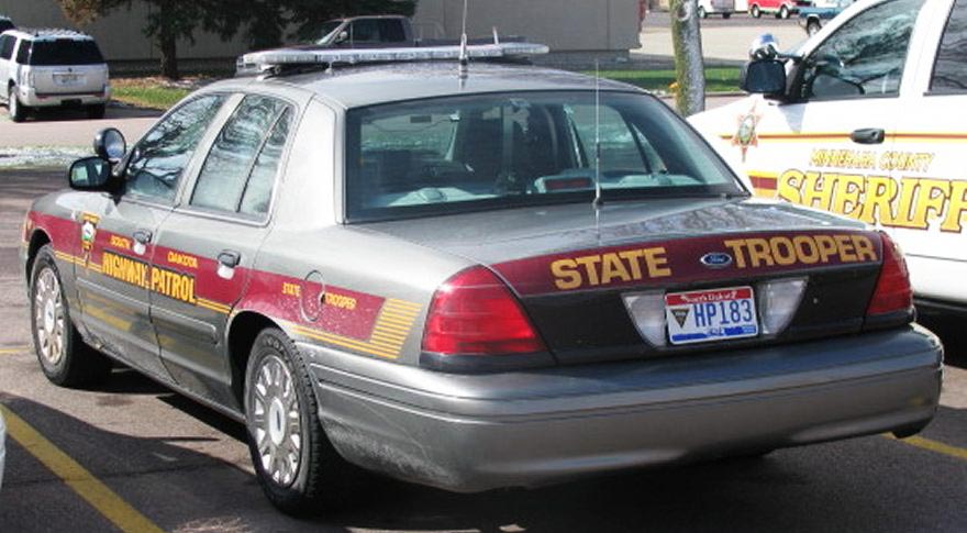 South Dakota  police license plate