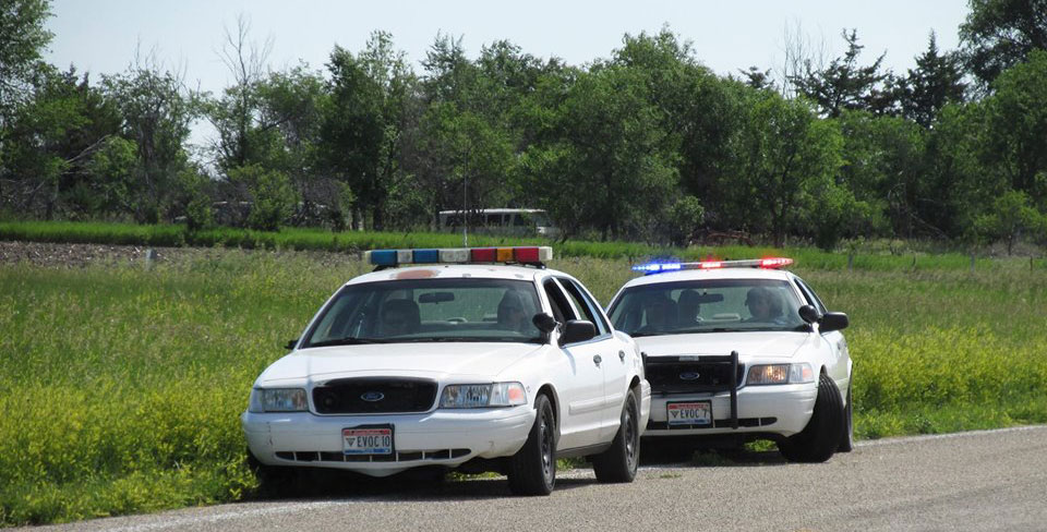 South Dakota  police license plate