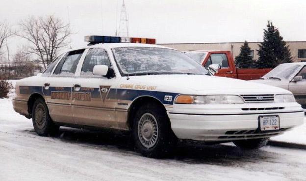 South Dakota  police license plate