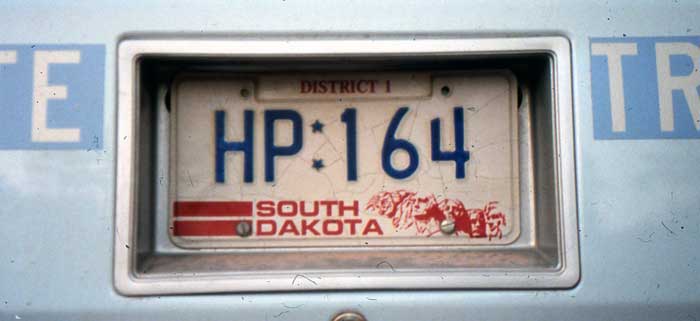 South Dakota police car