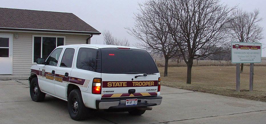 South Dakota  police license plate