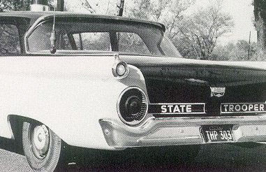 Tennessee  police license plate image