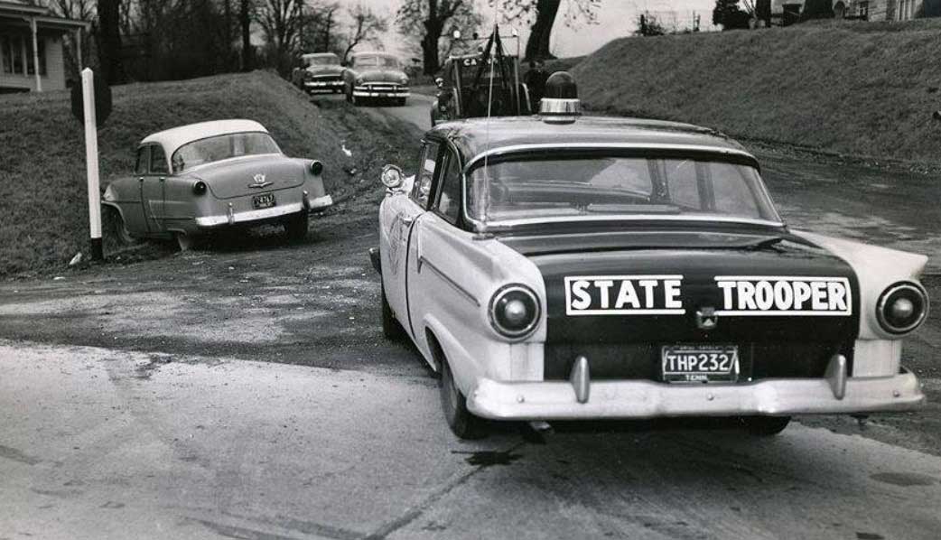 Tennessee  police license plate image