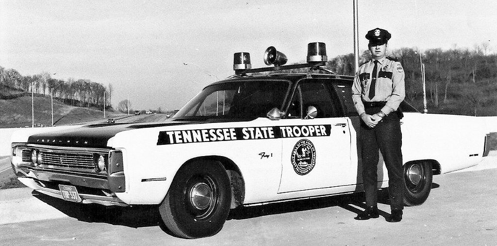 Tennessee  police license plate image