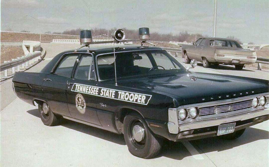 Tennessee  police license plate image