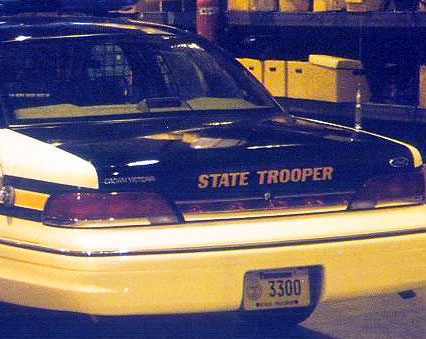 Tennessee  police license plate image