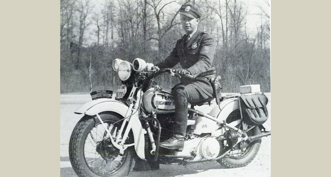 Tennessee  police motorcycle and officer