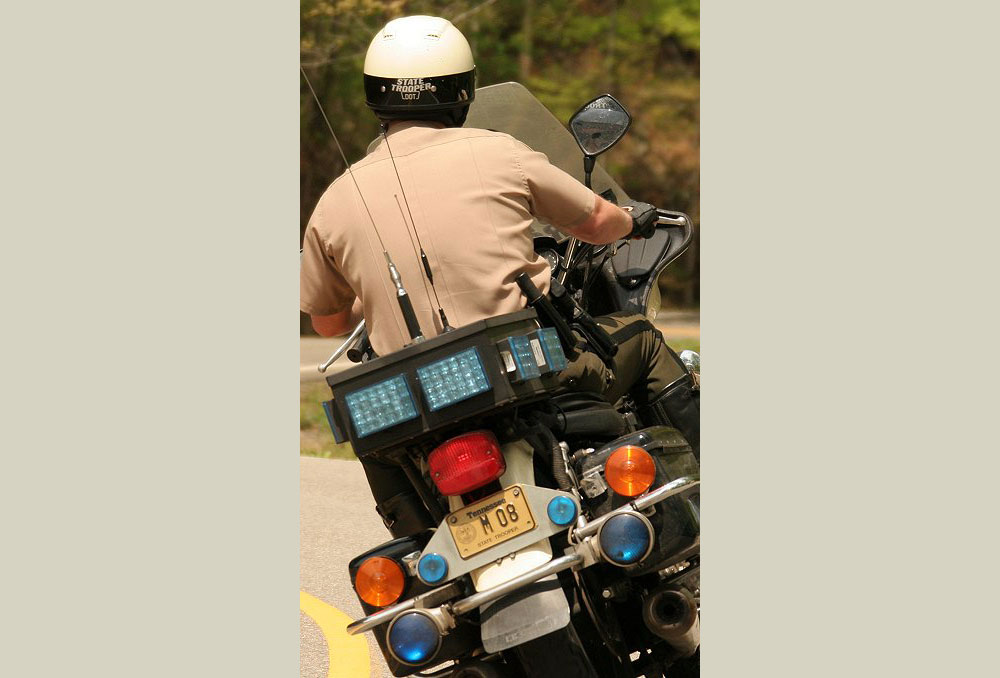 Tennessee  police license plate image