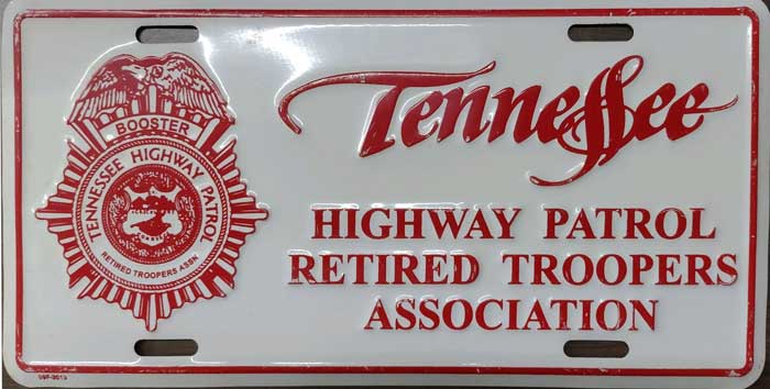 Tennessee  police license plate image