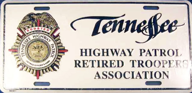 Tennessee  police license plate image